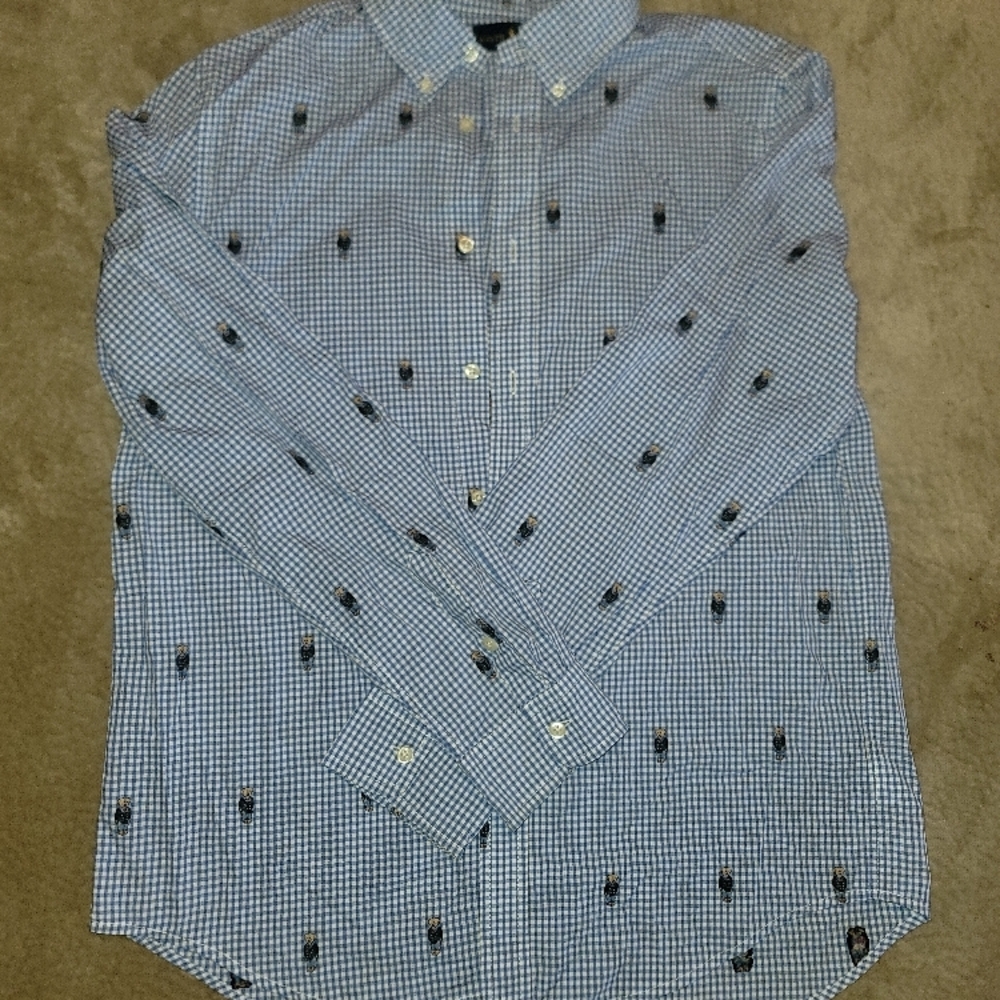 Boys Polo Ralph Lauren Bear Shirt Size Xl
